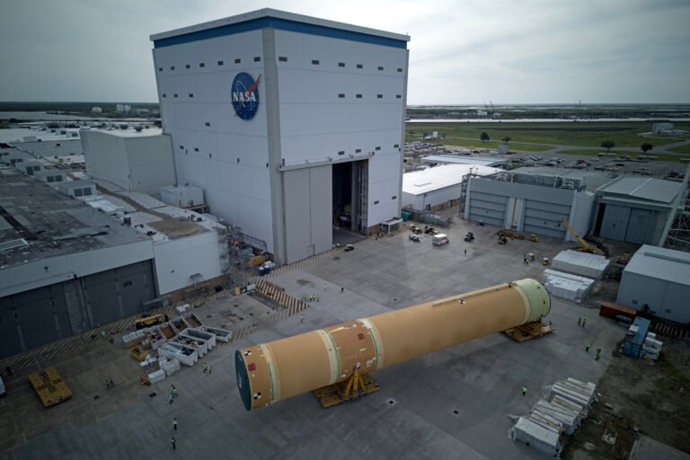 NASA Rolls Out Artemis III Moon Rocket Core Stage