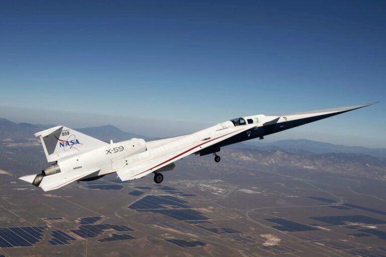 X-59 experimental aircraft