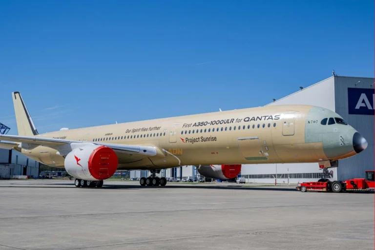 Qantas reveals first Project Sunrise A350-1000ULR ahead of 2027 launch Air Data News