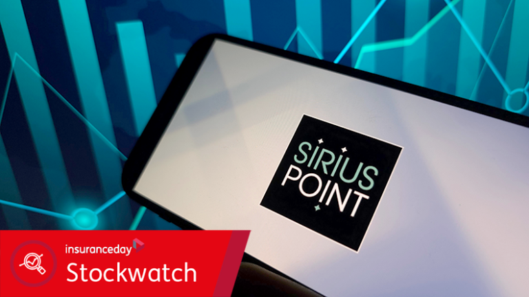 SiriusPoint company logo displayed on mobile phone