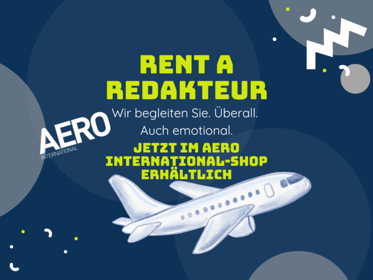 Rent a Redakteur: Wir begleiten Sie auf jedem Flug!