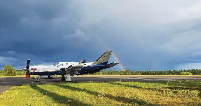 A privately owned, public-use airport is just a quick shuttle ride from the Sunriver Resort near Bend, Oregon, and provides a way for many out-of-state visitors and part-time homeowners to get to the year-round destination. [Credit: Sunriver Airport]