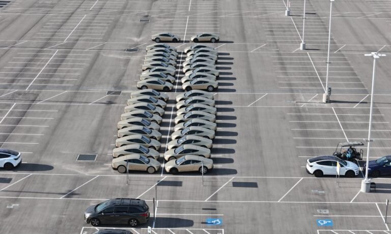 Tesla Cybercab production ignites with 60 units spotted at Giga Texas Tesla Cybercab production ignites with 60 units spotted at Giga Texas