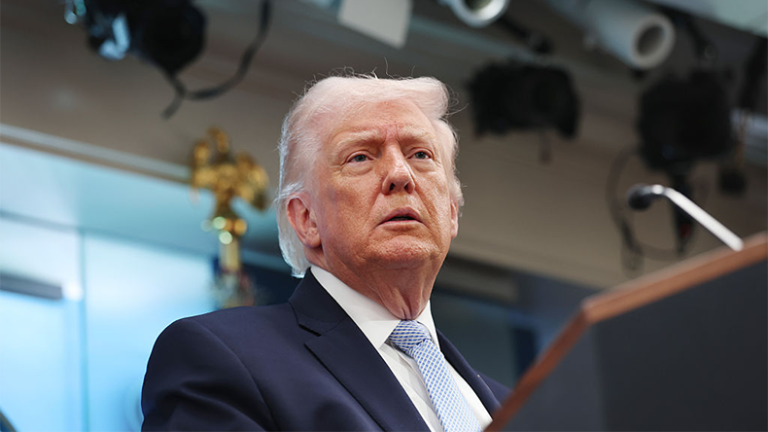 Donald Trump at press conference April 6, 2026