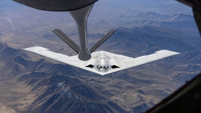 US Air Force Unveils Striking New Perspective Of B-21 Raider US Air Force Unveils Striking New Perspective Of B-21 Raider