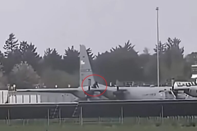 USAF C-130 damaged by intruder at Shannon Airport