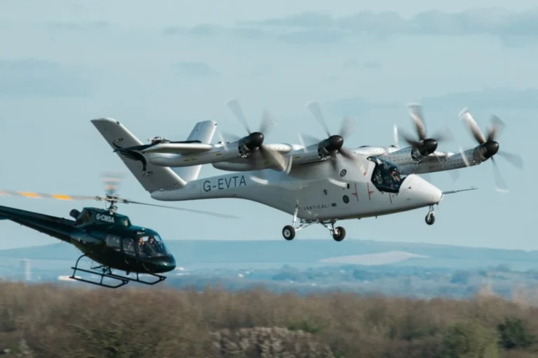 Vertical completes piloted thrustborne transition of eVTOL aircraft Air Data News