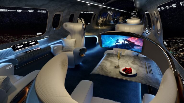 What will the aircraft cabin look like in 2076?