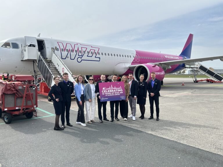Wizz Air feiert 10 Jahre am Hamburg Airport