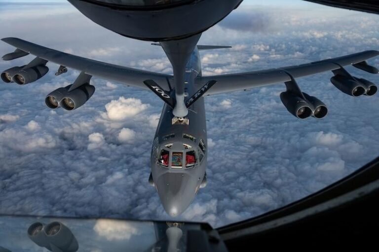 stratofortress refueling midair