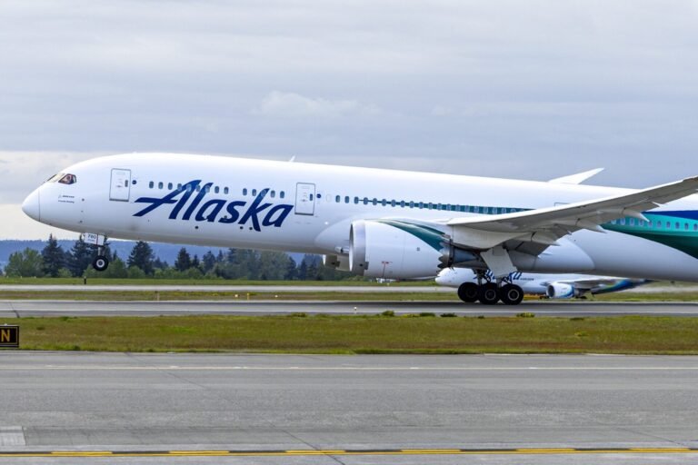 Alaska arrives at Heathrow after first flight from Seattle Alaska arrives at Heathrow after first flight from Seattle
