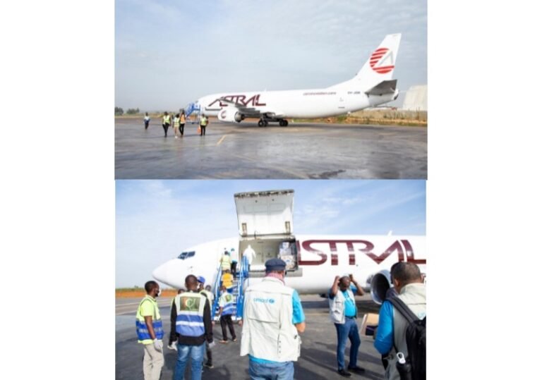 Astral Aviation humanitarian flight