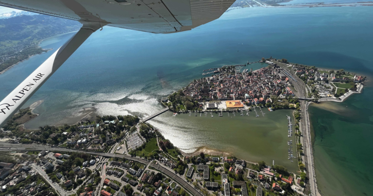 Auf einem Rundflug mit der wohl kleinsten Airline Deutschlands