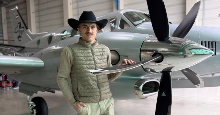 Der Cowboy unter den Geschäftsfliegern