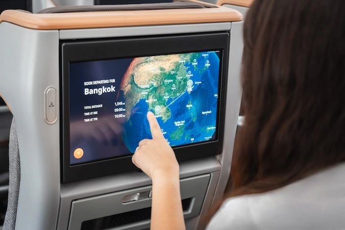 EVA Air selects Panasonic Arc 3D moving map platform EVA Air selects Panasonic Arc 3D moving map platform