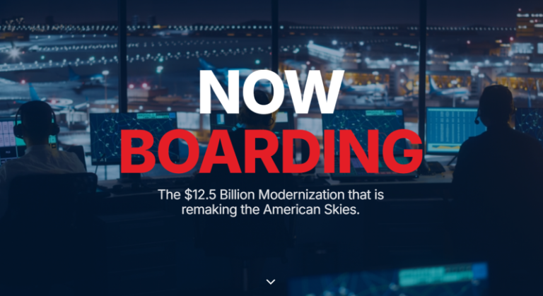 FAA Allows Taxpayers to Track Progress on $12.5B ATC Upgrades FAA modern skies ATC modernization progress tracker website