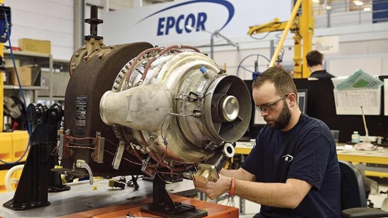 IATP Advances APU Pooling Concept aircraft technician working on hardware