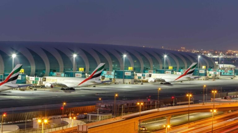 Lagardère Travel Retail opens Story Kitchen & Bar at DXB Emirates Airbus A380 airplanes at Dubai International Airport (DXB) in the United Arab Emirates.
