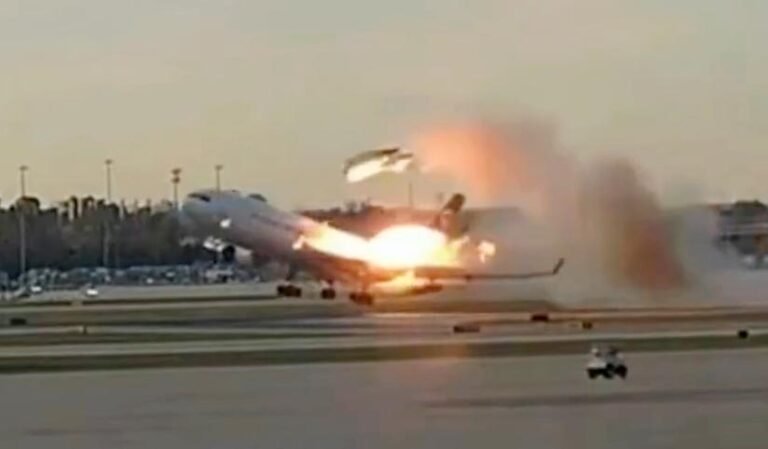 NTSB just released footage of UPS2976 showing the exact moment left engine and pylon separated from the wing