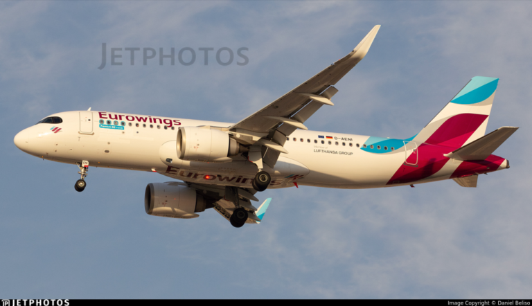 The Eurowings fleet in May 2026