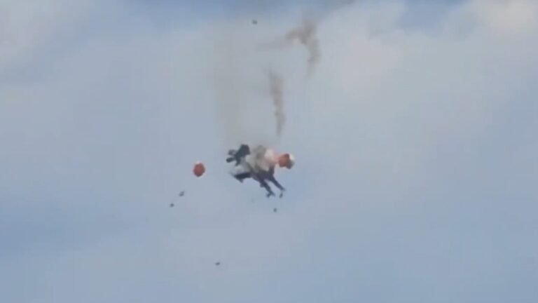 Two fighter jets collide during Idaho air show, crew ejects safely