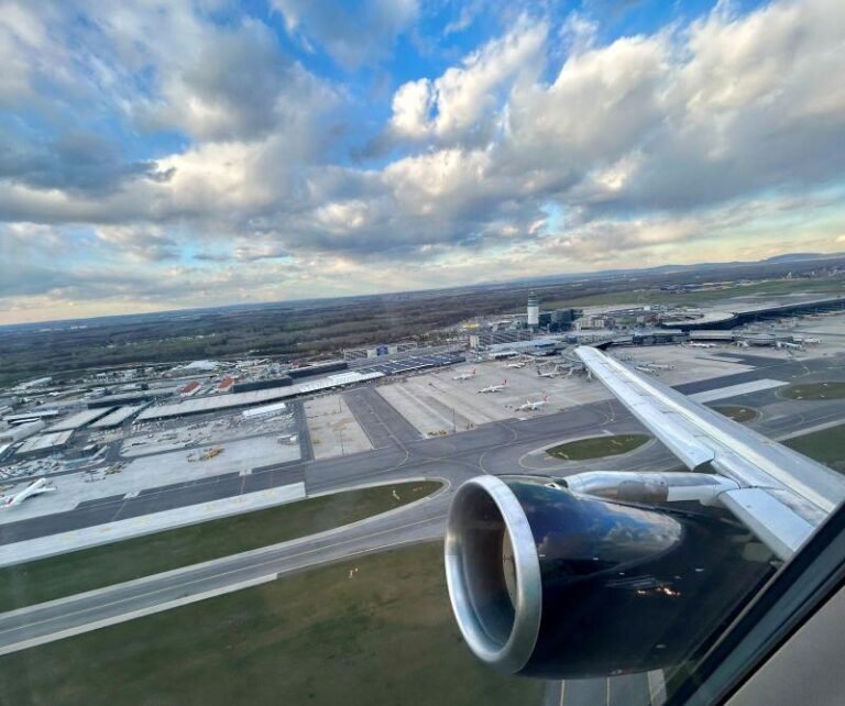 Vienna Airport aerial view
