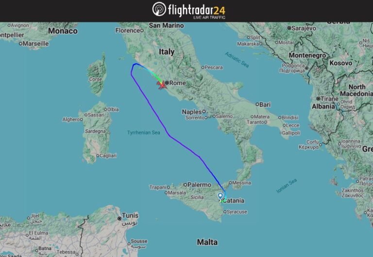 Wizz Air flight to Turin declares an emergency and turn around towards Rome Wizz Air flight to Turin declares an emergency and turn around towards Rome