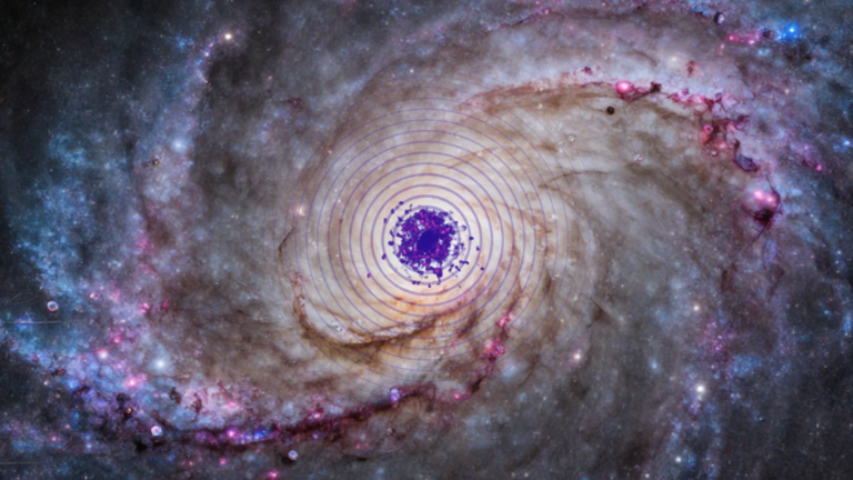 A mysterious gamma-ray stream comes from the Milky Way’s center. Could dark matter have something to do with it? A mysterious gamma-ray stream comes from the Milky Way's center. Could dark matter have something to do with it?