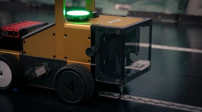 Airbus invents a robot to help install seat tracks Airbus invents a robot to help install seat tracks