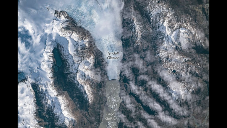 Astronauts watch from space as ice splinters from a glacier photo of the day for June 11, 2026 Astronauts watch from space as ice splinters from a glacier photo of the day for June 11, 2026