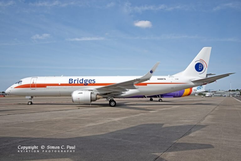 Bridges Air Cargo puts second E190F into service Bridges Air Cargo Embraer E190F