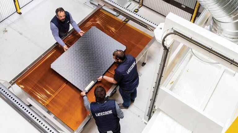 Composite Structures Suppliers Pitch Techniques For Future Narrowbody employees working with composites