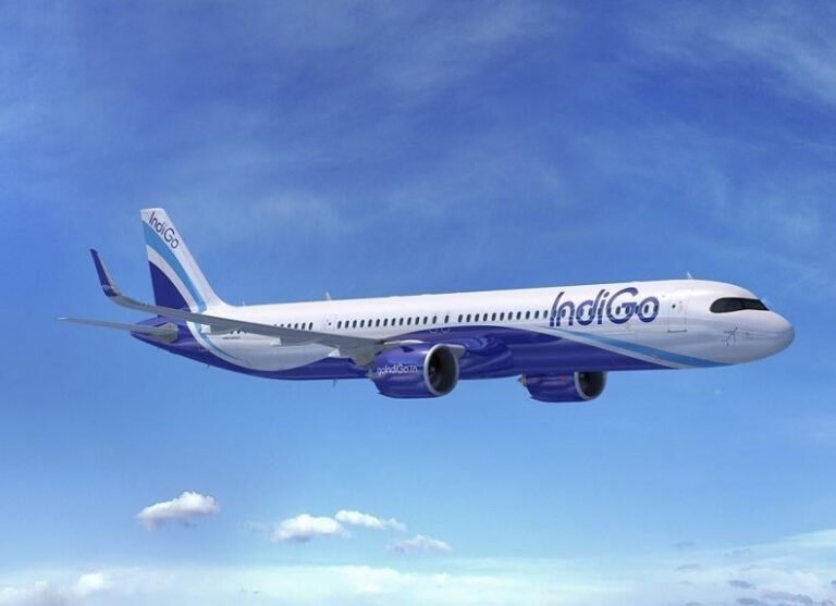rendering of Indigo Airbus A321XLR