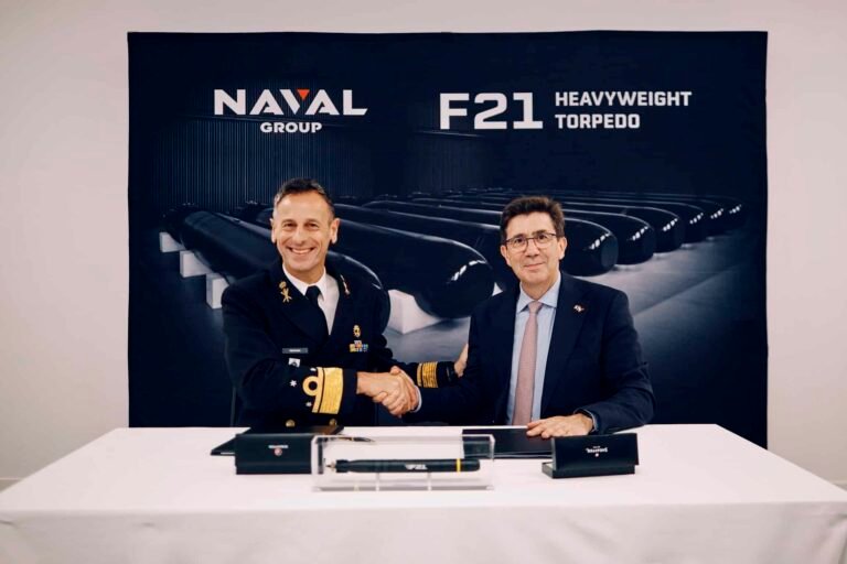 Dutch MoD and Naval Group Ink F21 Torpedo Procurement Contract F21 Netherlands