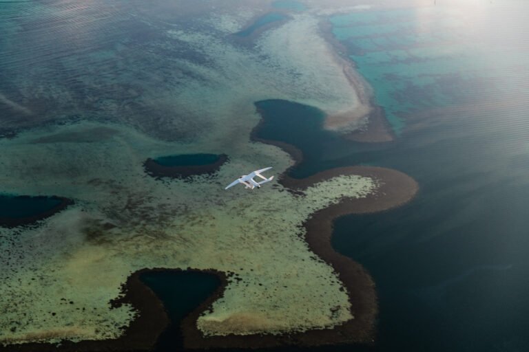Beta Technologies Alia CX300 electric aircraft flight testing in Hawaii with Surf Air Mobility
