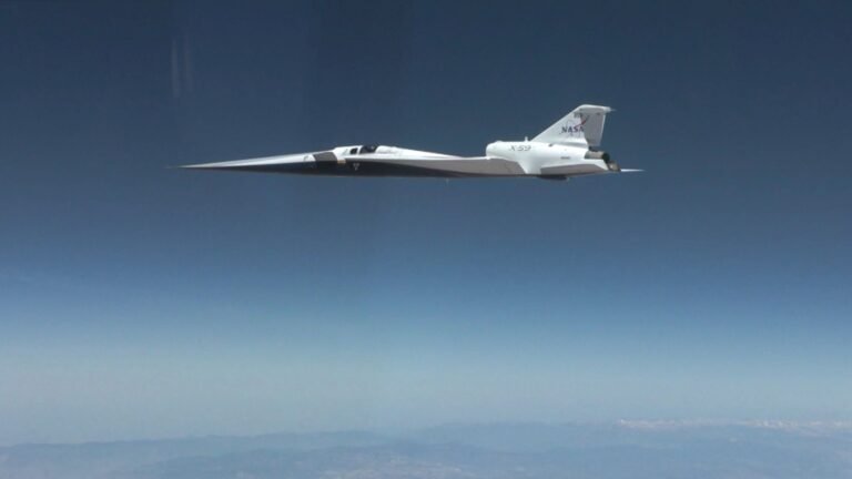 Going supersonic! NASA’s X-59 jet breaks sound barrier for the 1st time Going supersonic! NASA's X-59 jet breaks sound barrier for the 1st time