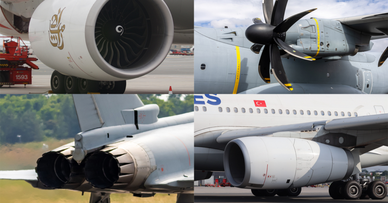 Können Sie diese Flugzeugtriebwerke erkennen?