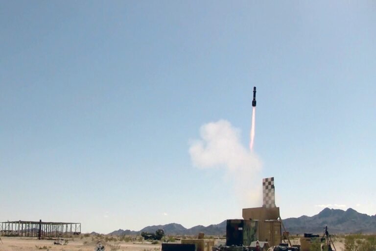 Lockheed downs drone with containerized missile launcher