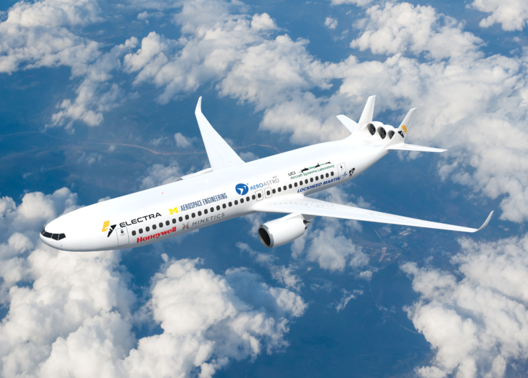NASA Program Explores Hybrid-Electric ‘Double Bubble’ Airliner Concept Electra turbine hybrid electric commercial airliner concept with turbofan engines and electric tail fans