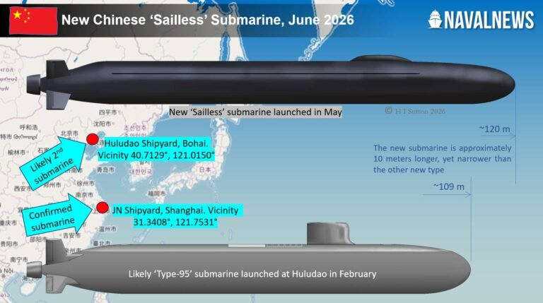 New Mystery Submarine Signals China’s Rapid Undersea Expansion New Chinese Navy (PLAN) submarine.