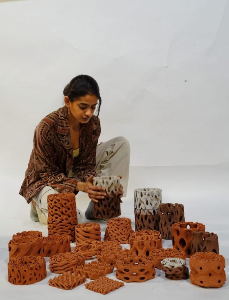 Rameshwari Jonnalagedda Builds 3D Printed Terracotta Modules Designed to Be Colonized by Nature Rameshwari Jonnalagedda Builds 3D Printed Terracotta Modules Designed to Be Colonized by Nature