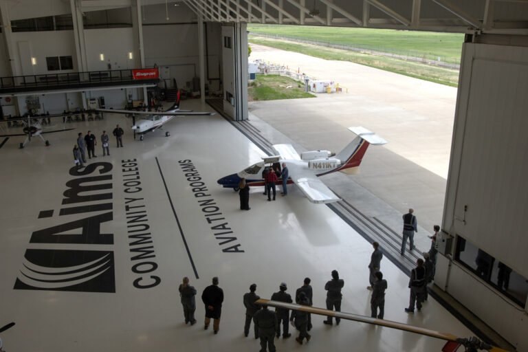Aims Community College in Colorado takes the donation of a rare homebuilt jet for its aviation maintenance program. [Credit: Aims Community College]