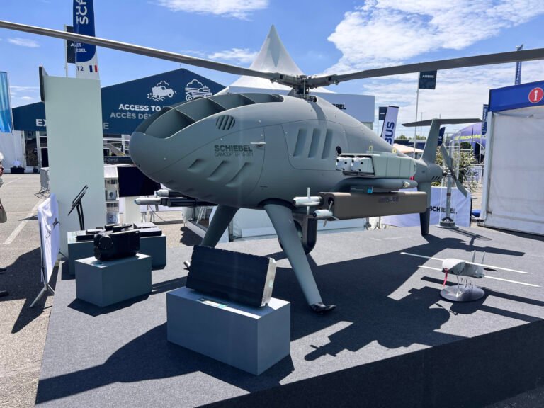 Thales pitches Schiebel S-301 drone for Apache wingman role Thales pitches Schiebel S-301 drone for Apache wingman role