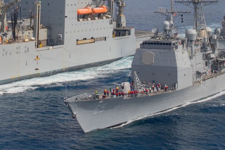 U.S. Congress Wants to Review At-Sea VLS Reloading Plans TRAM VLS reloading at sea US Navy