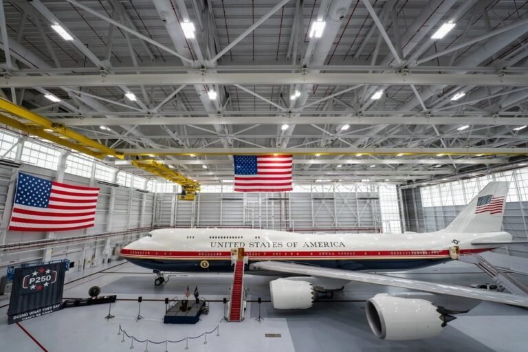 VC-25B Bridge Aircraft Arrives At Joint Base Andrews VC-25B Bridge Aircraft Arrives At Joint Base Andrews
