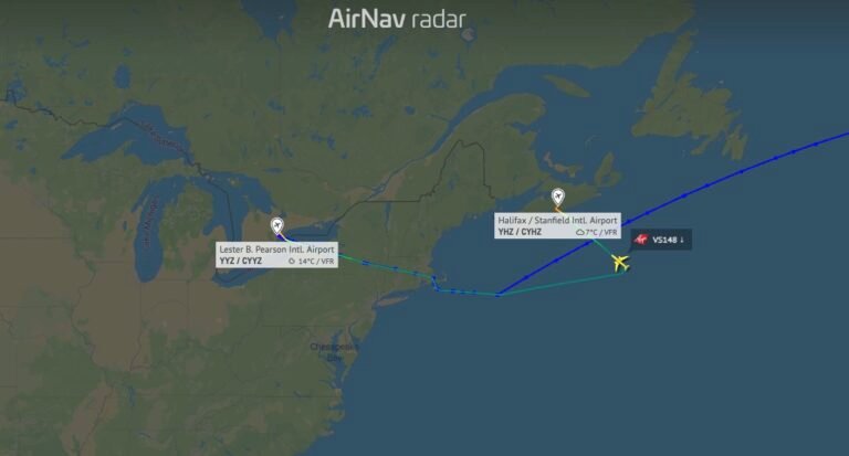 Virgin Atlantic A350-1000 from Toronto to Heathrow diverted to Halifax Virgin Atlantic A350-1000 from Toronto to Heathrow diverted to Halifax