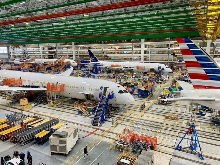 Boeing assembly lines