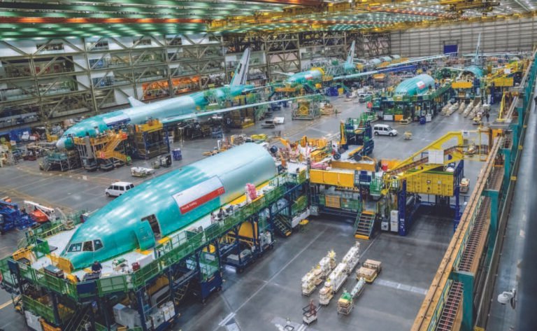 Boeing factory in Everett, Washington [Credit: Boeing Future of Flight]