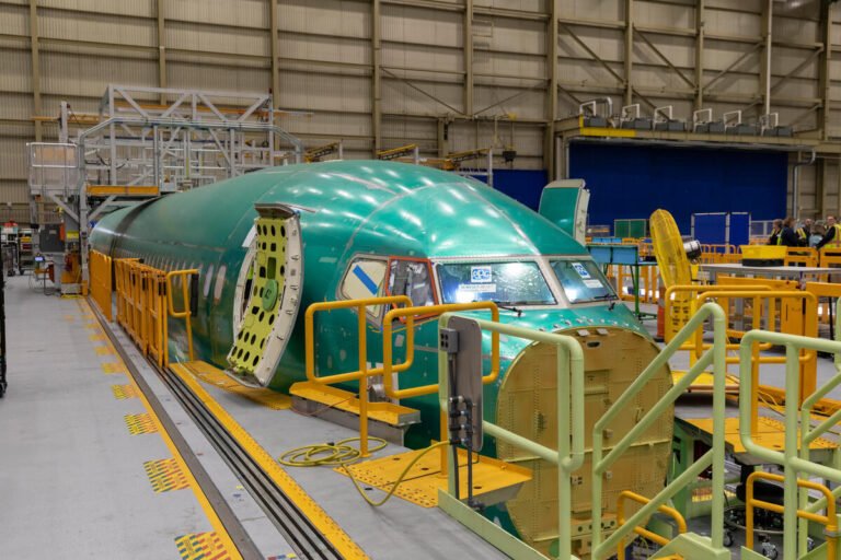 Boeing opens new 737 MAX production line in Everett Boeing opens new 737 MAX production line in Everett