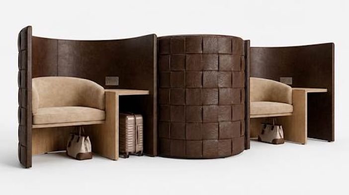 Central Saint Martins rethinks airport lounge seating Central Saint Martins rethinks airport lounge seating